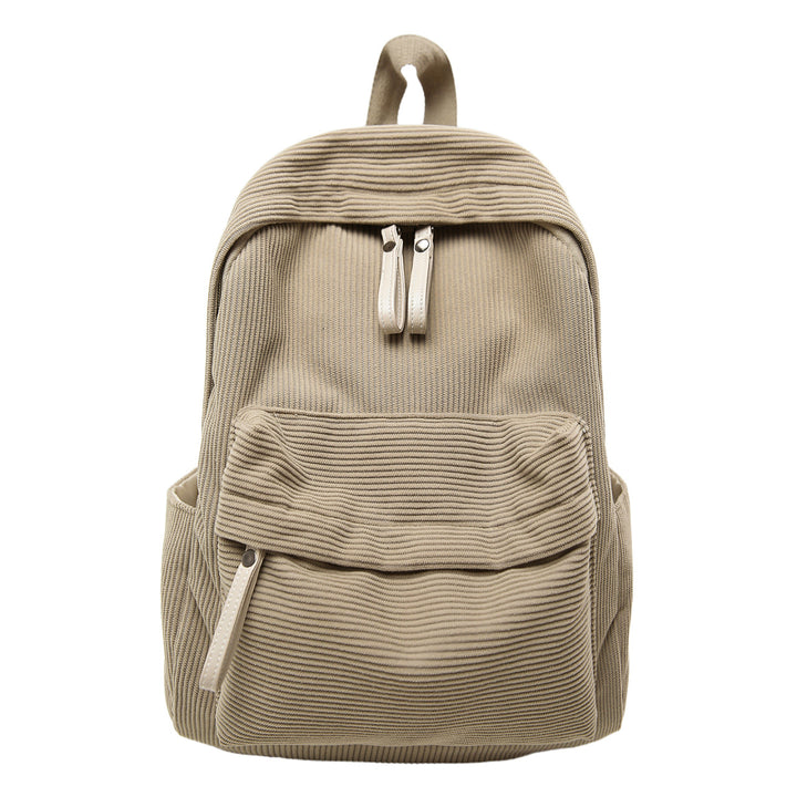 Textured Fabric Casual Backpack Kalsten