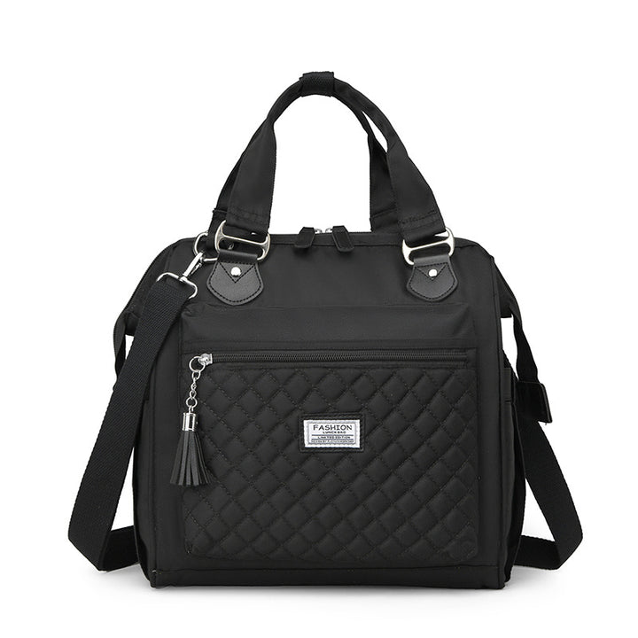 Structured Quilted Satchel Bag Kalsten