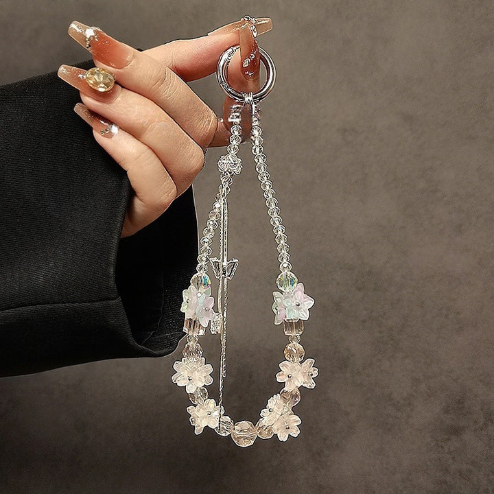 Decorative Floral Charm Phone Lanyard Kalsten