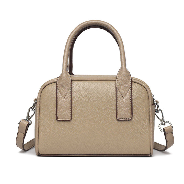 Textured Leather Mini Handheld Satchel Kalsten