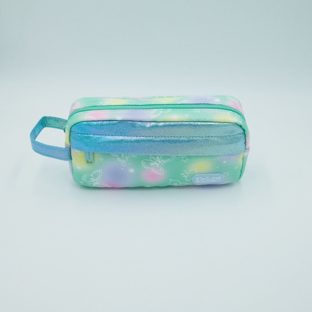 Colorful Butterfly Print Pencil Case