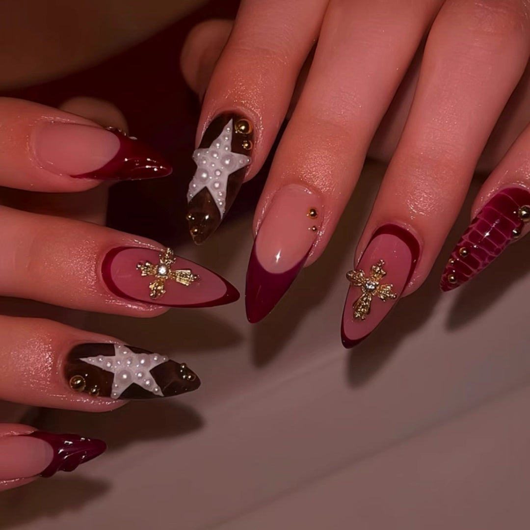 Elegant Gel Nail Art Extensions Kalsten