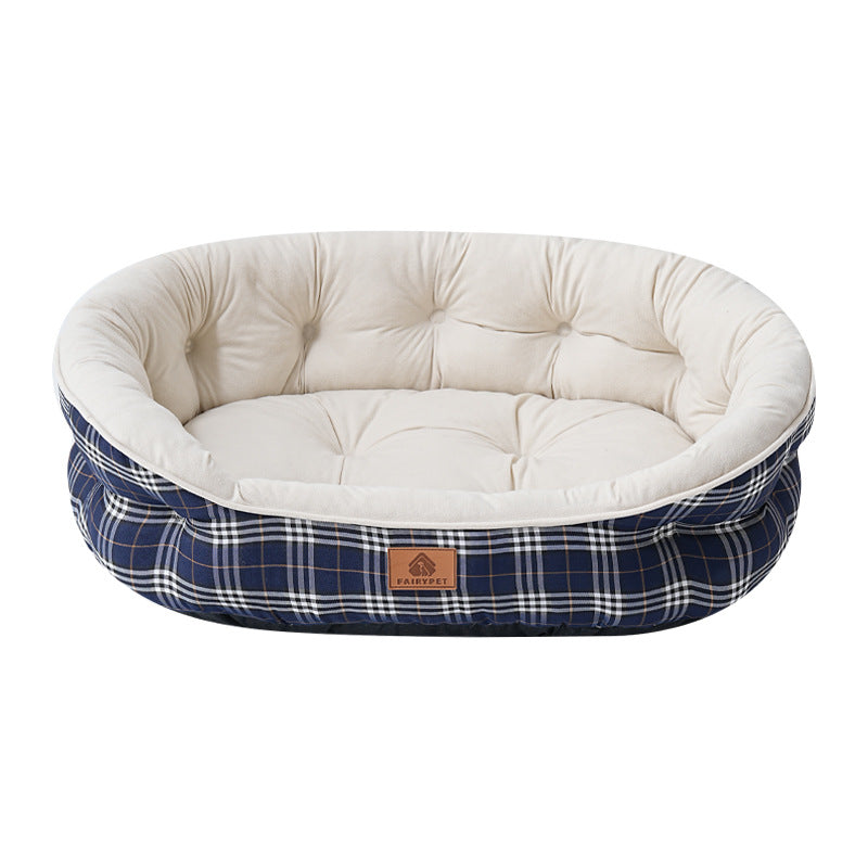 Elegant Ruffled Dog Bed