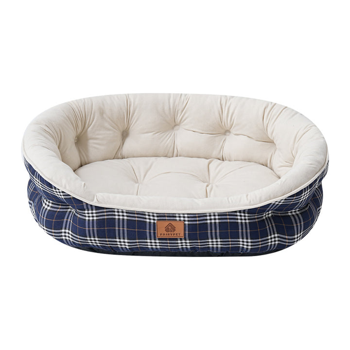 Elegant Ruffled Dog Bed