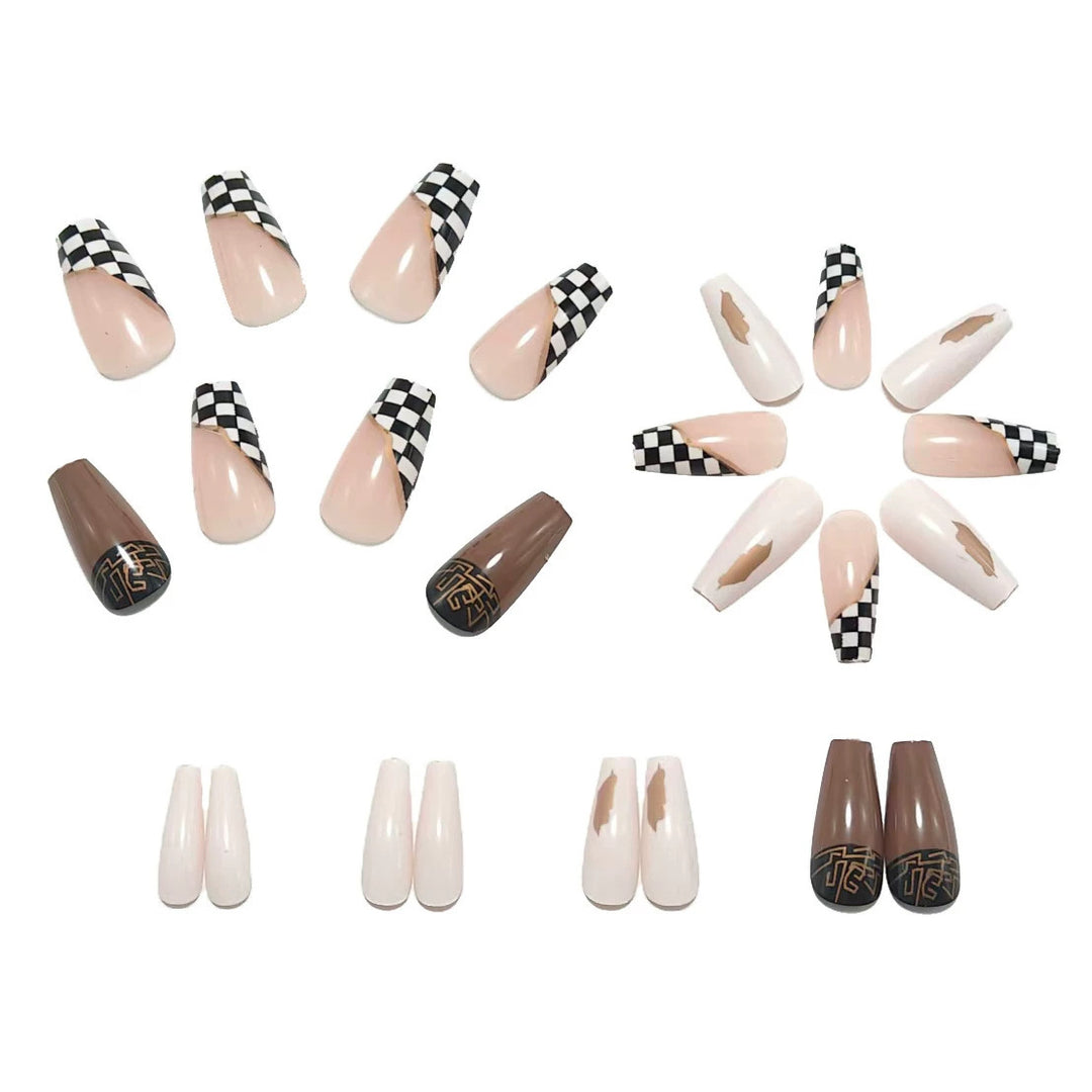 Artful Nail Art with Geometric Motifs Kalsten