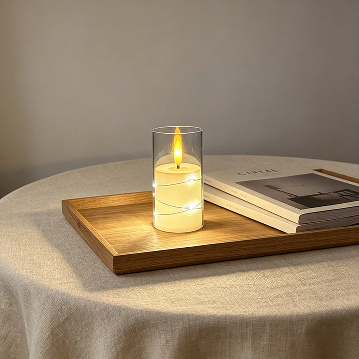 LED Scented Candle with Flame Effect Kalsten
