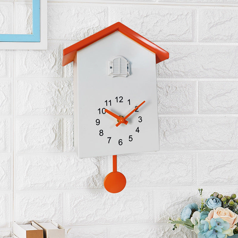 Cuckoo clock in creative house design Kalsten