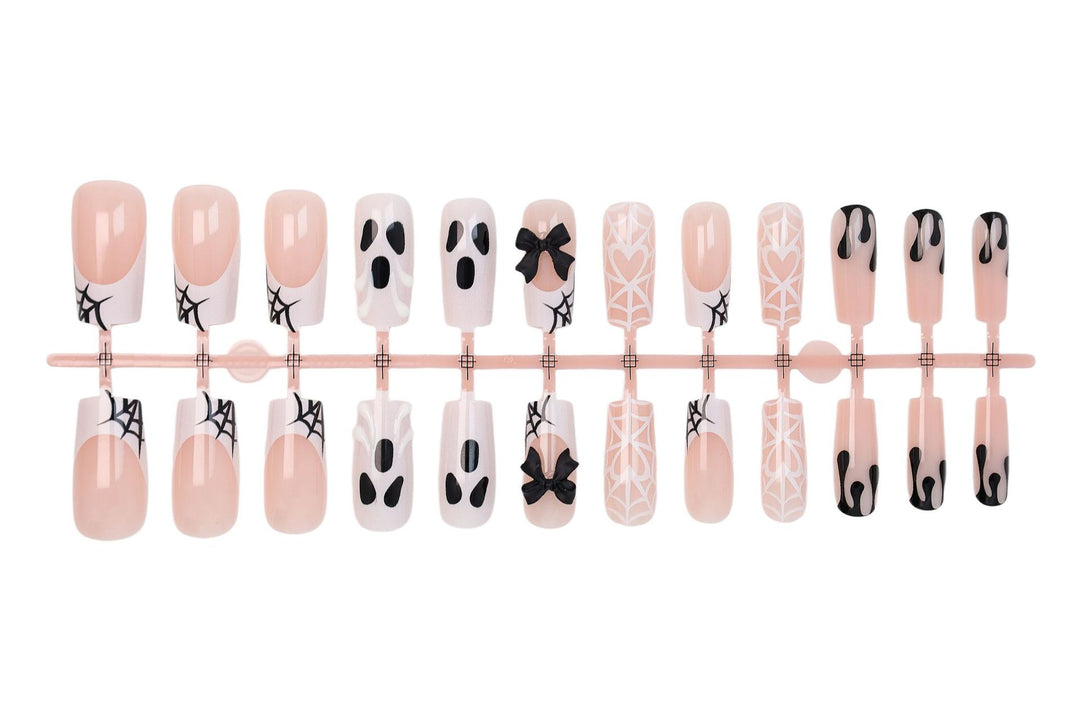 Artificial nail set with Halloween motif and playful decorations Kalsten