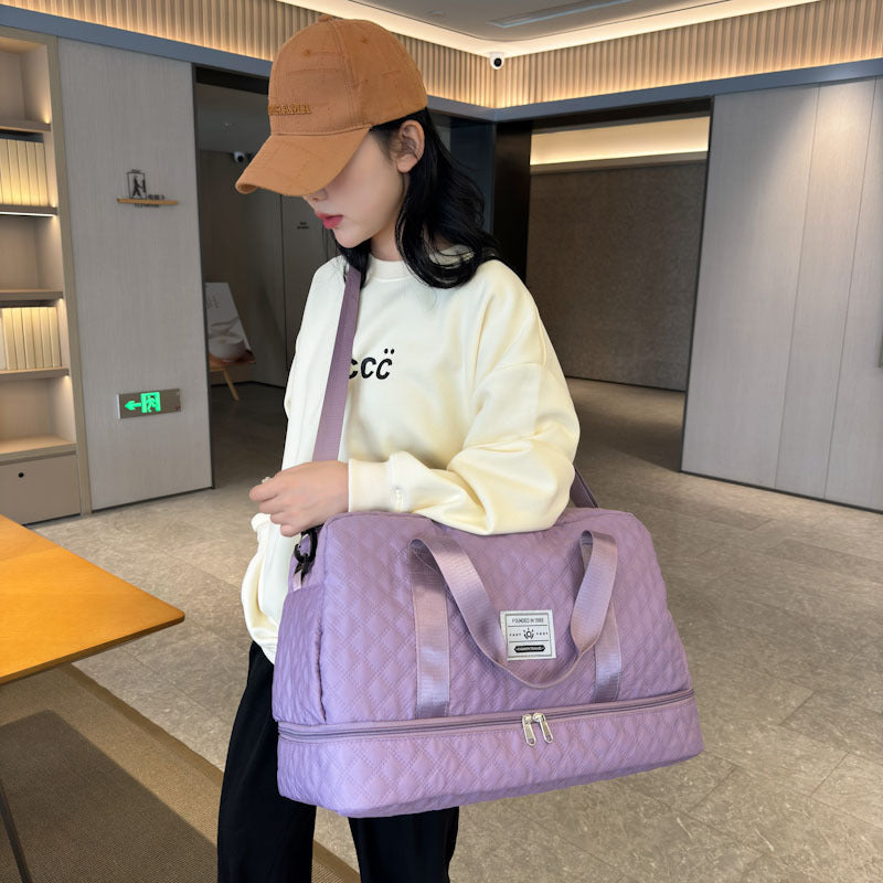 Stylish Quilted Travel Duffle Bag Kalsten
