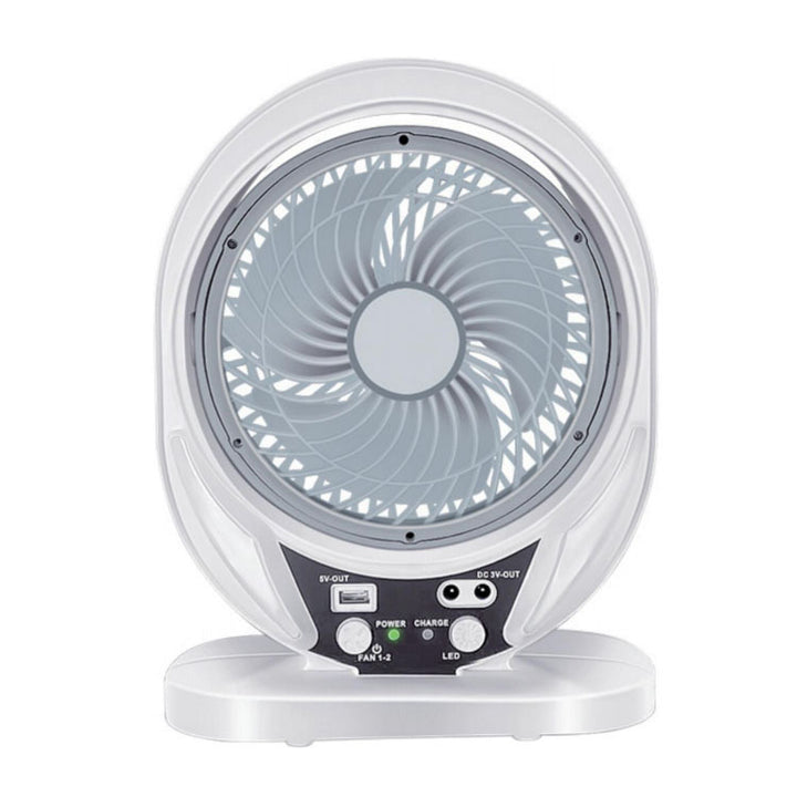 Ladies portable 4-in-1 solar fan with LED lamp Kalsten