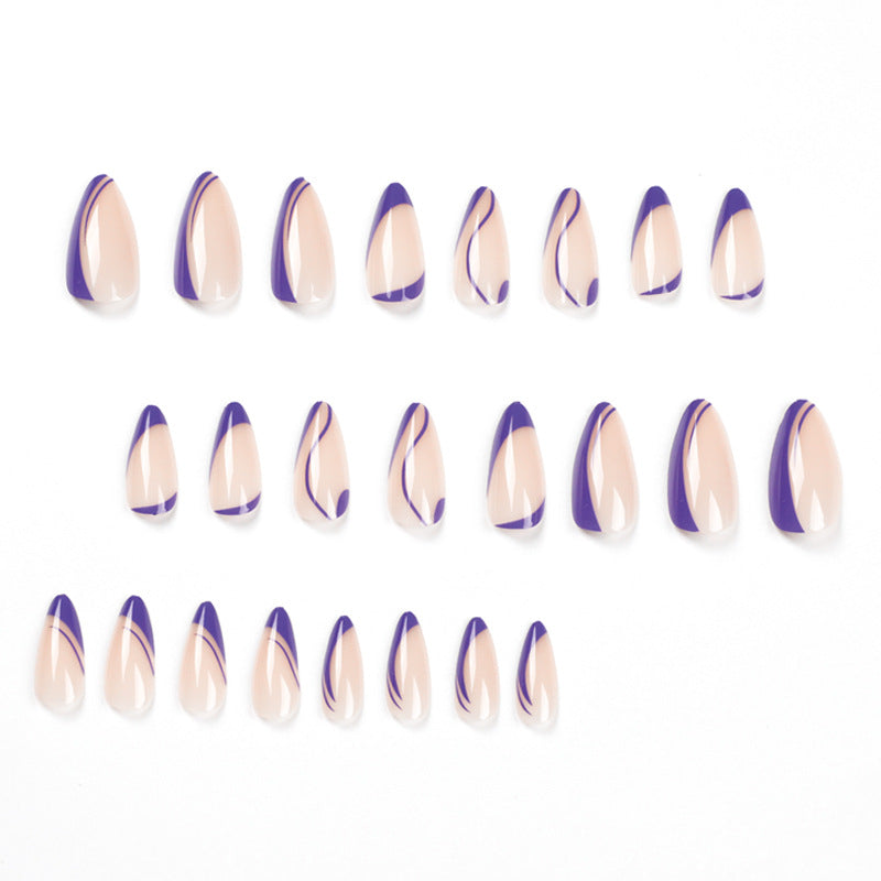 Artificial gel nails with elegant design Kalsten