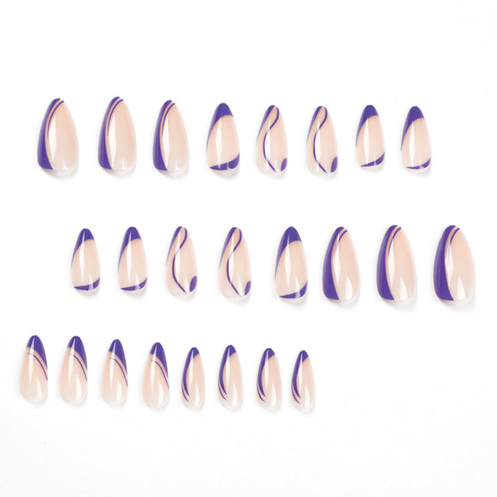 Artificial gel nails with elegant design Kalsten