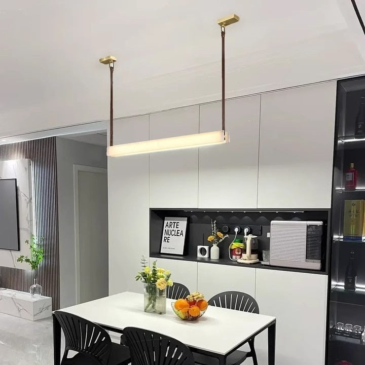Modern Linear LED Pendant Light Fixture