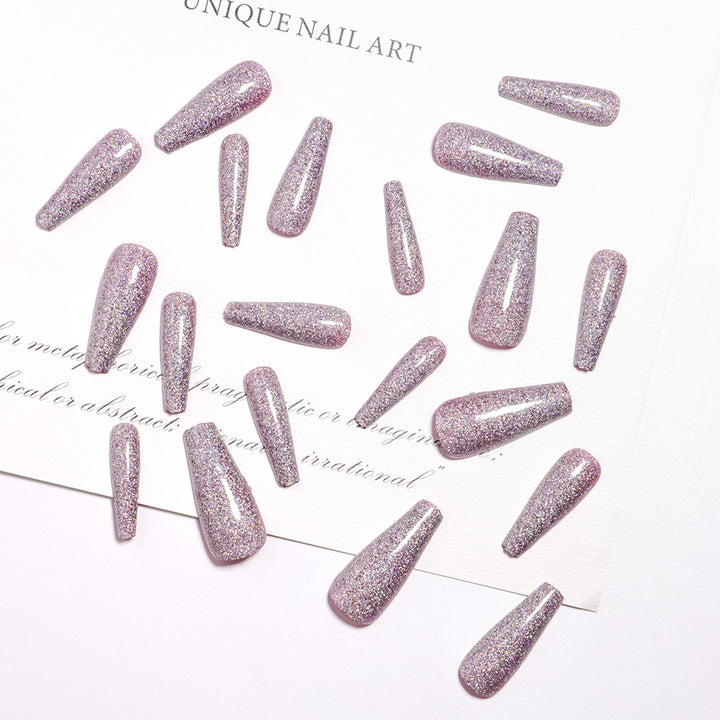 Glamorous Glittering Press-On Nail Tips Kalsten