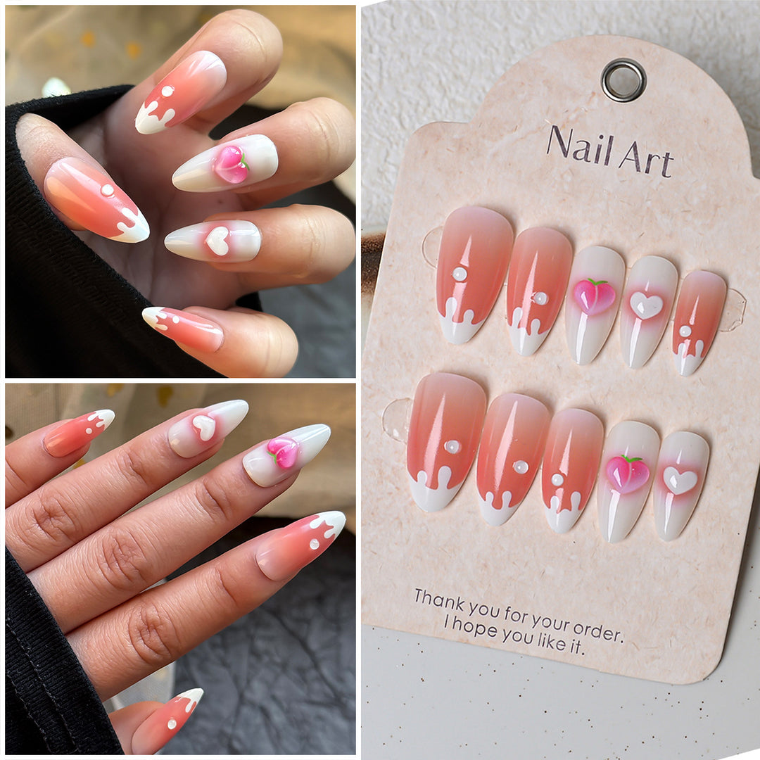 Decorative Press-On Nail Set Kalsten