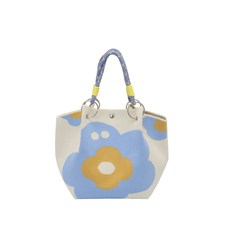 WoFloral Print Textured Handbag Kalsten