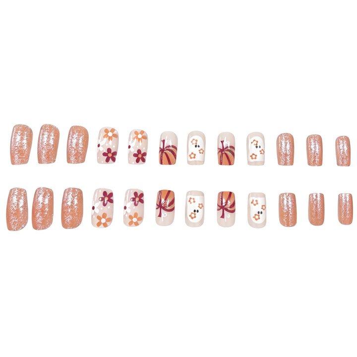 Festive Autumn-Themed Nail Art Set Kalsten