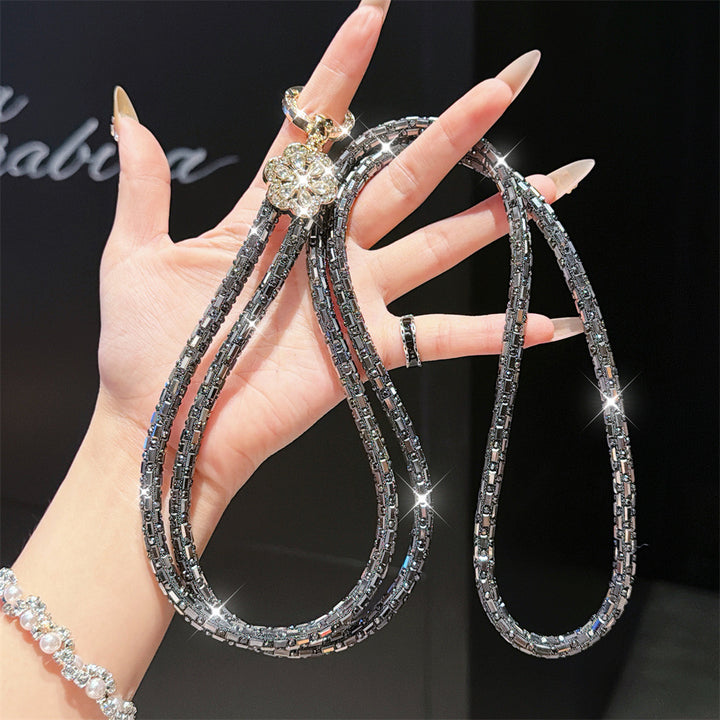 Sparkling Crystal Charm Eyewear Lanyard Kalsten