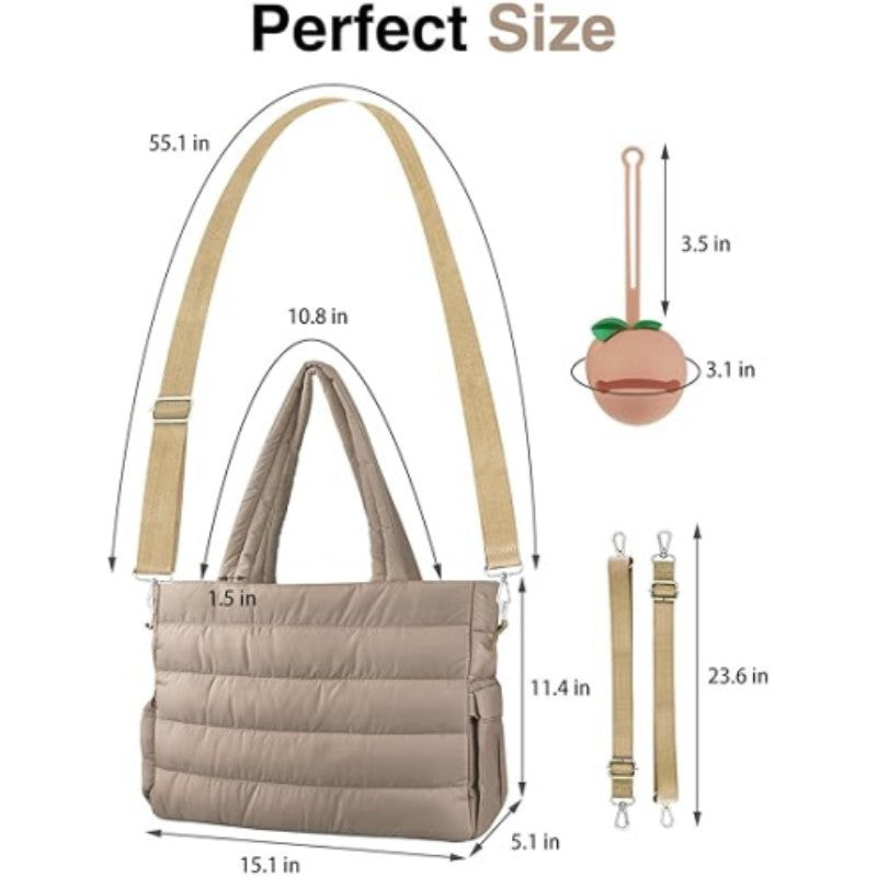 Insulated Multi-Pocket Tote Bag Kalsten