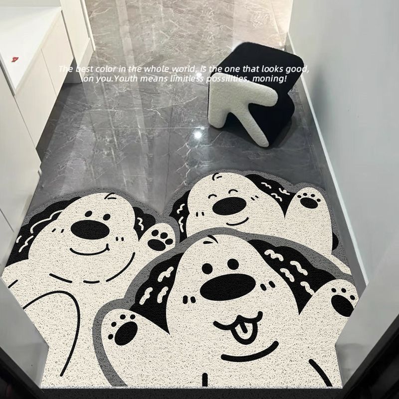 Cute Dog-Themed Decorative Area Mat