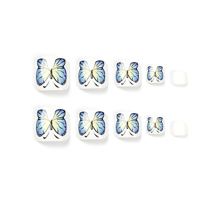 Artificial nails with butterfly design Kalsten
