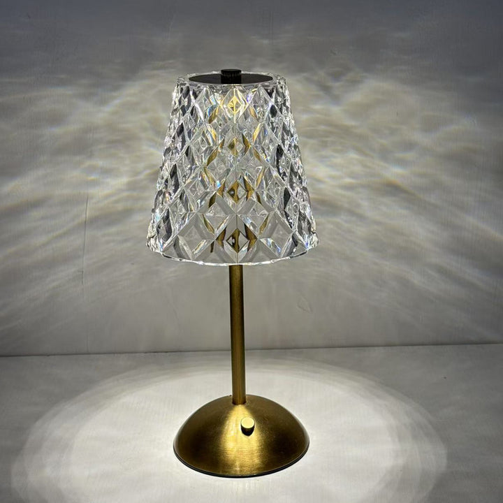 Vintage Crystal Table Lamp
