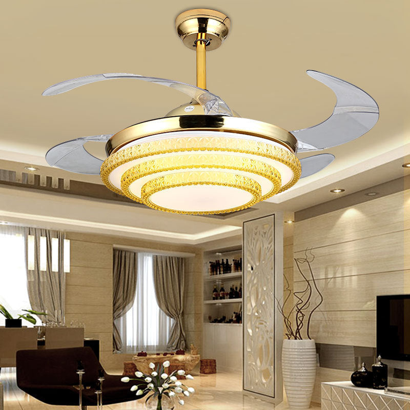 Contemporary Ceiling Fan Light Fixture