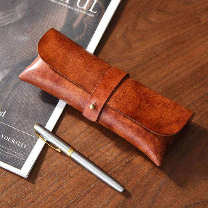 Premium Leather Pen Case