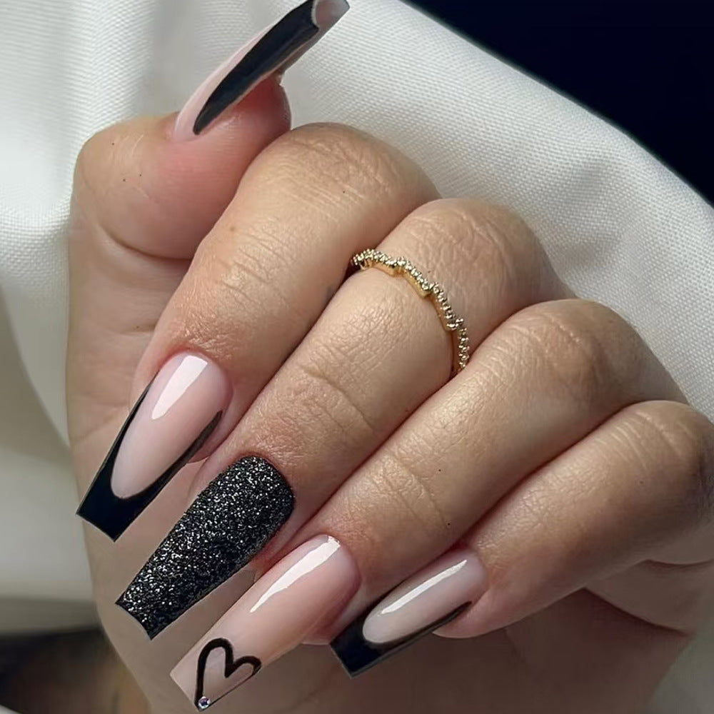 Stylish Geometric Press-On Nails Kalsten