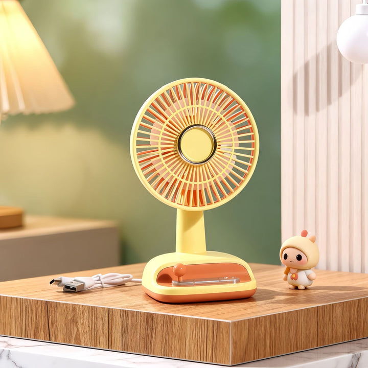 Ladies table fan with flexible tilt angle Kalsten