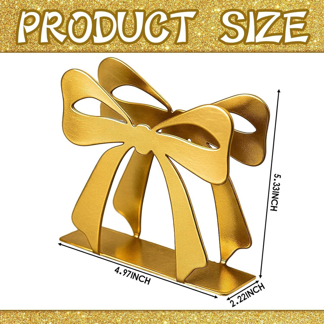 Decorative Bow-Shaped Bookend