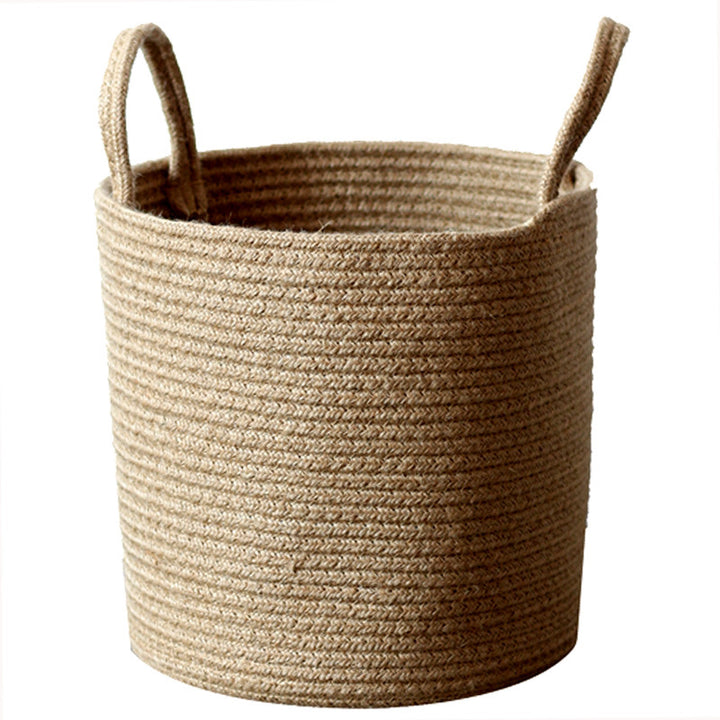 Handcrafted storage basket made of natural material Kalsten