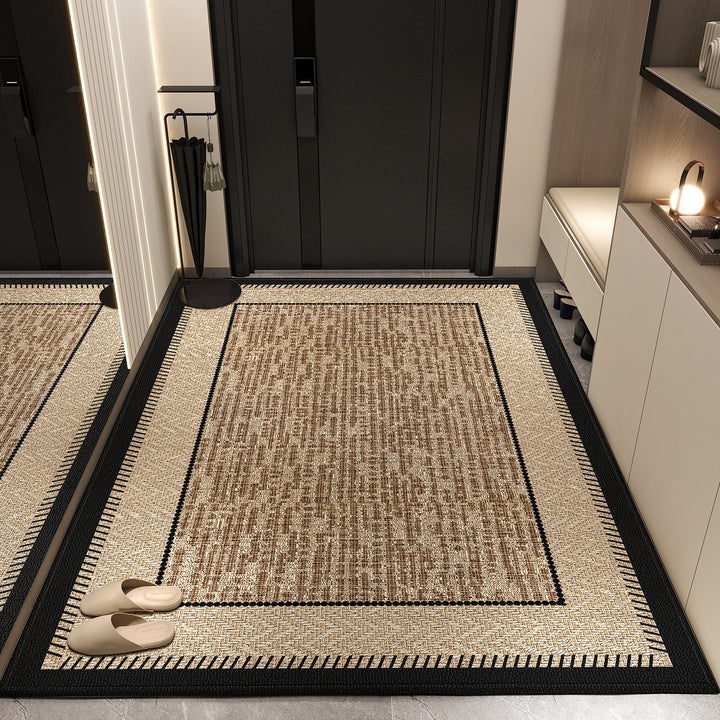 Elegant Floral Pattern Area Mat