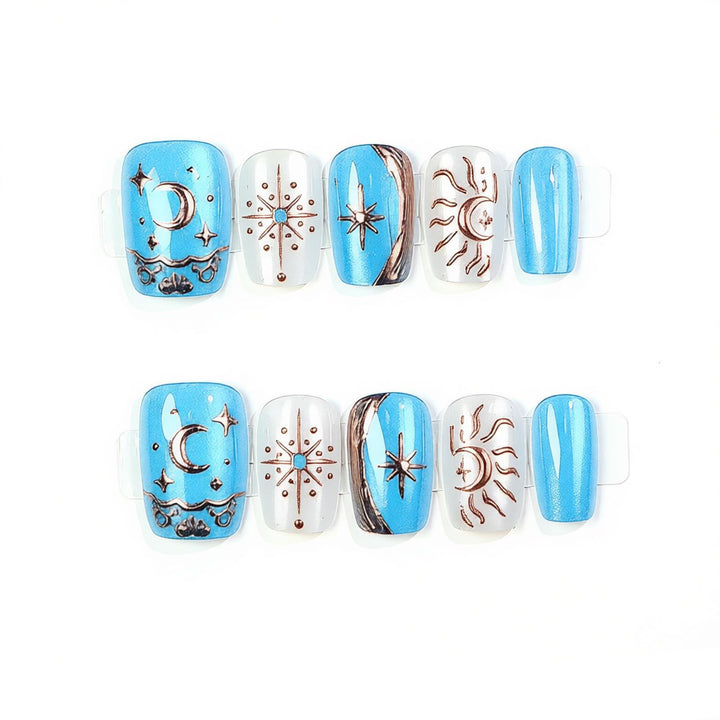 Celestial Press-On Nail Art Set Kalsten