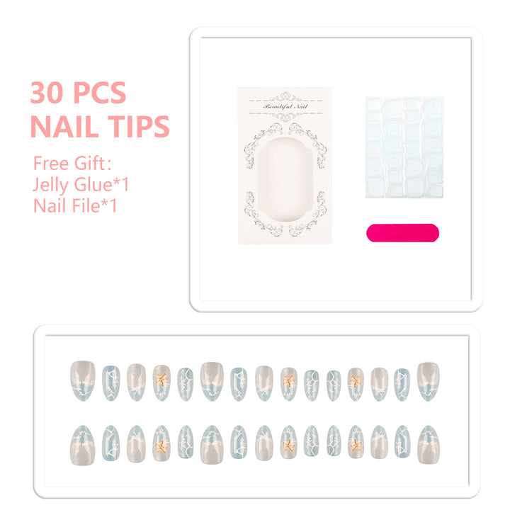 Elegant Press-On Nail Tips Set
