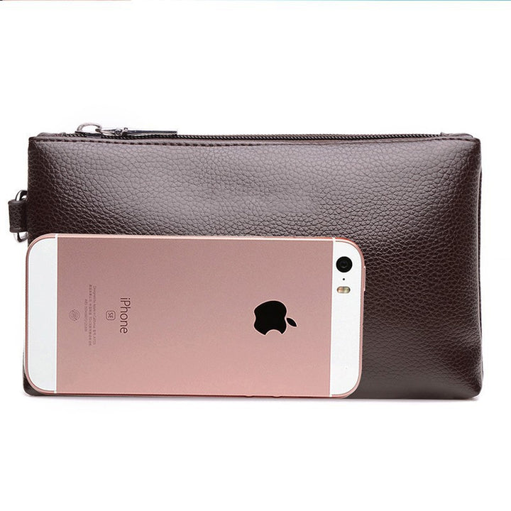 Premium Leather Zip Pouch Kalsten
