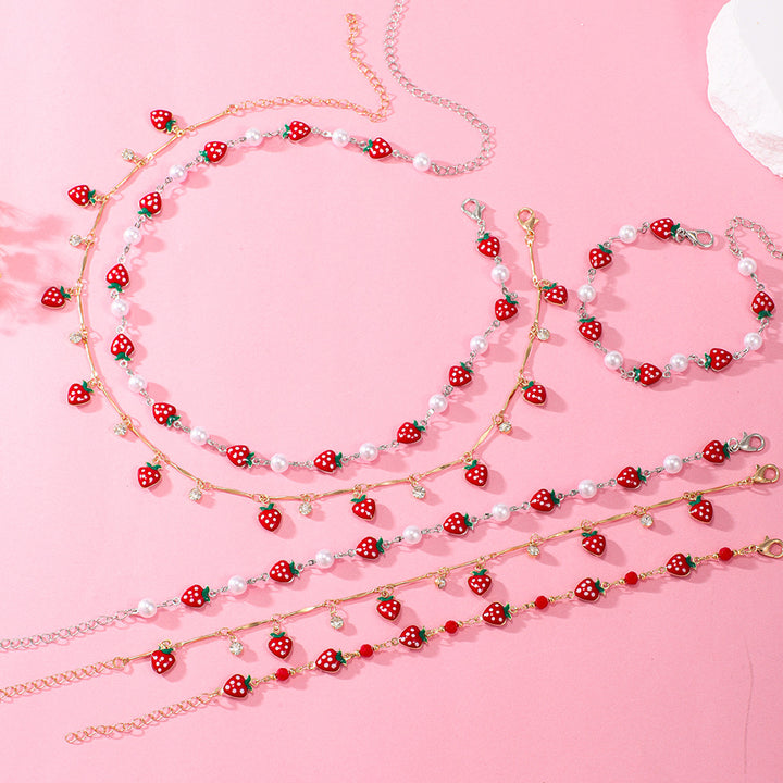 Strawberry Charm Bracelet Kalsten