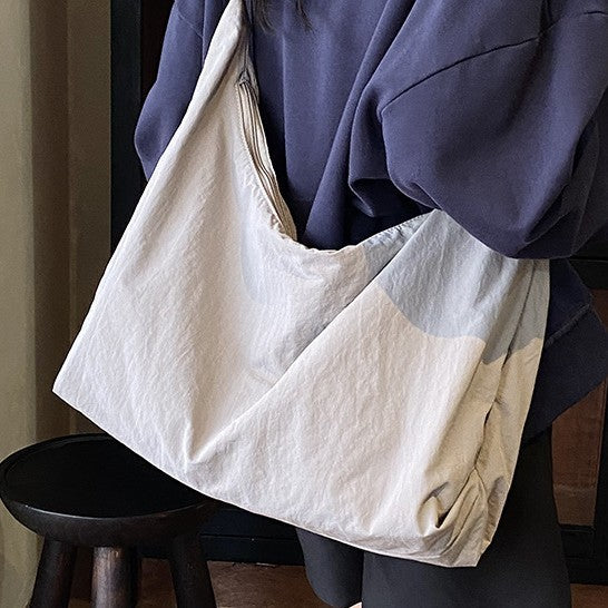 Soft Fabric Slouchy Shoulder Bag