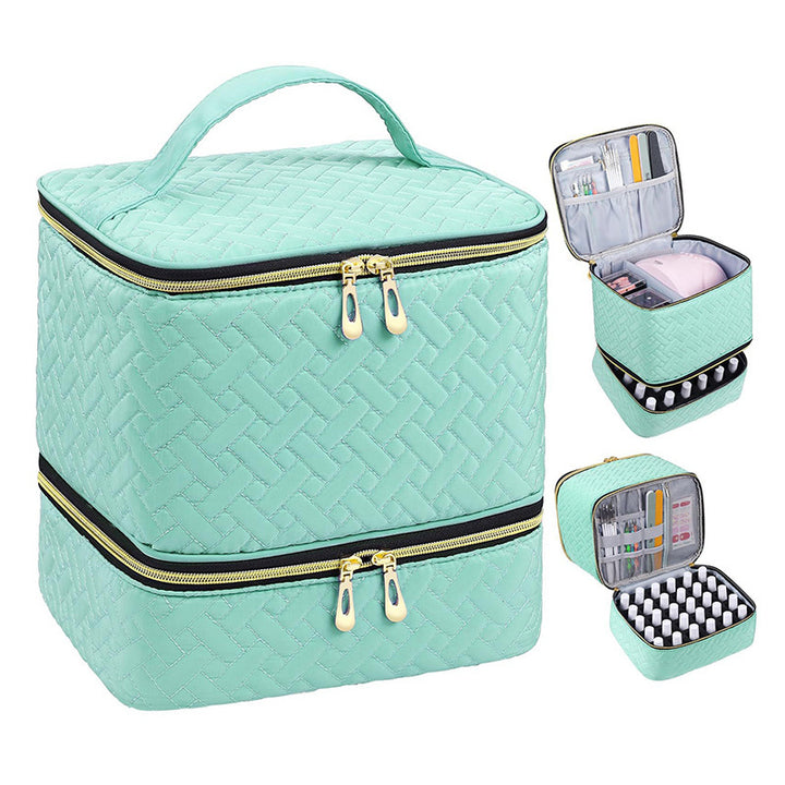 Cosmetic storage bag with multiple compartments Kalsten