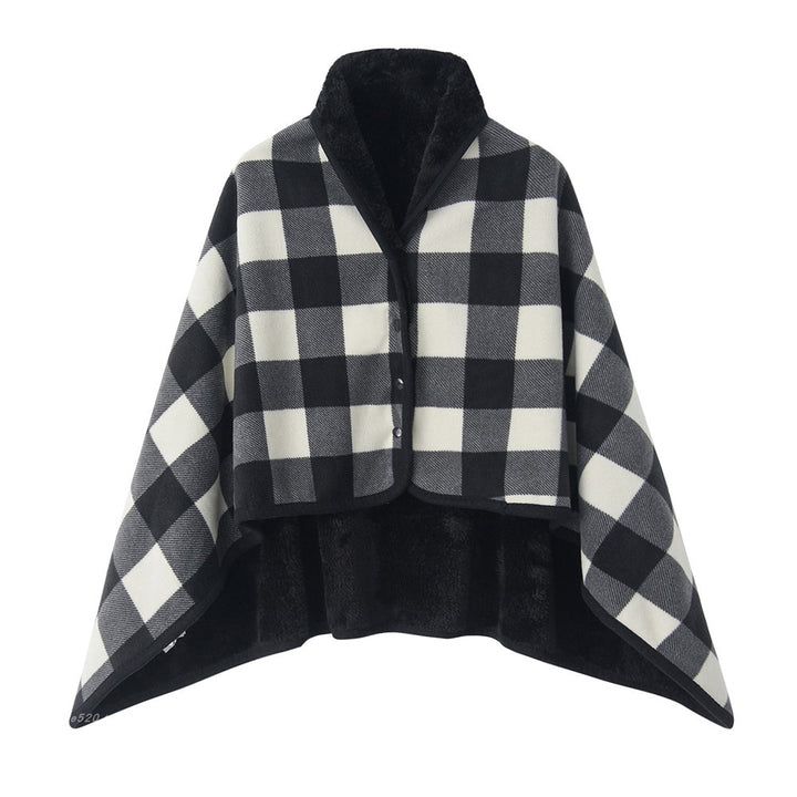 Women Cozy Warm Keeping Poncho Blanket Kalsten