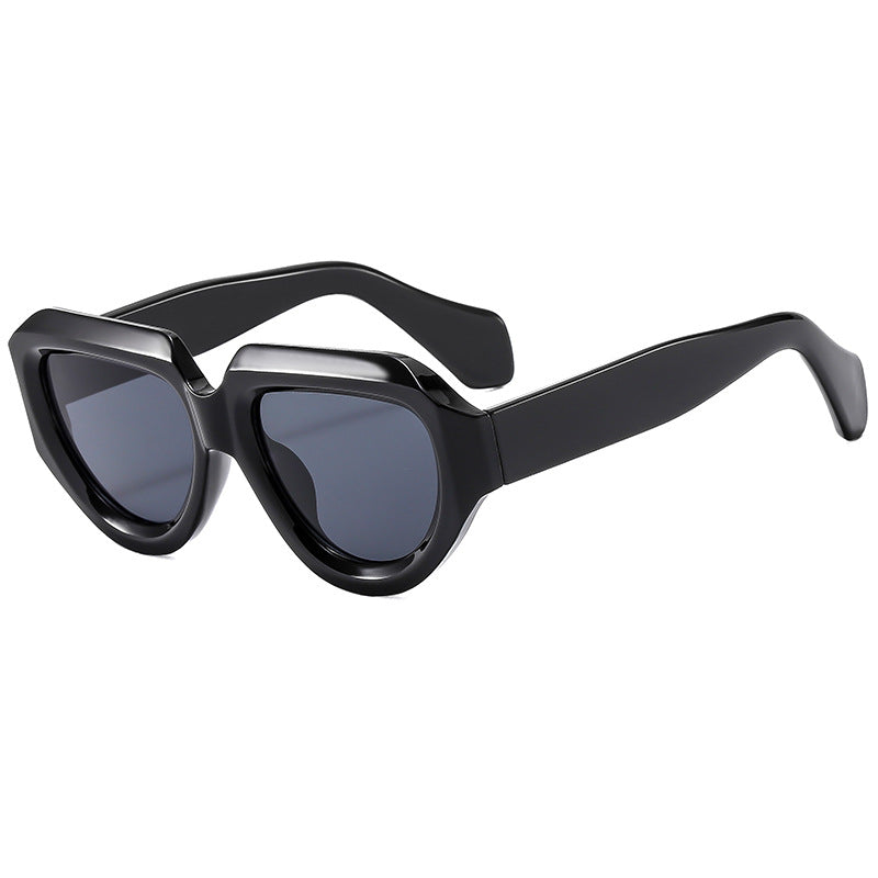 Women's Cat-Eye Sunglasses with Modern Transparent Frame and UV Protection Kalsten