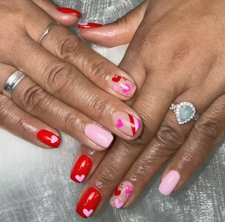 Heart-Themed Nail Art Kit