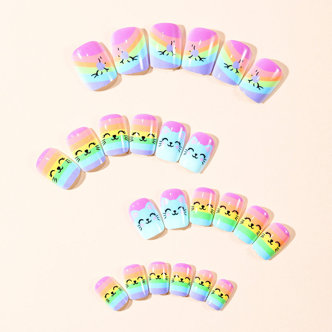 Creative Cat-Themed Nail Art Kit Kalsten