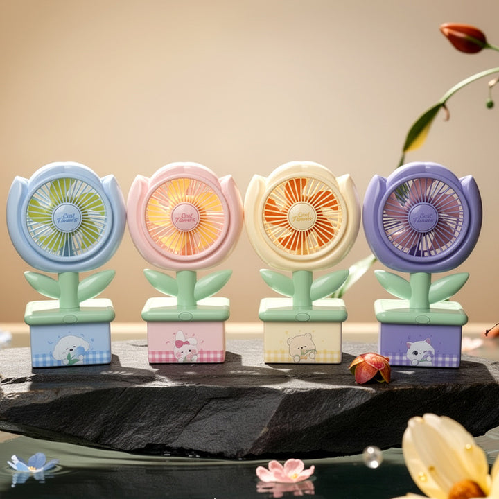 Ladies decorative mini table fan Kalsten