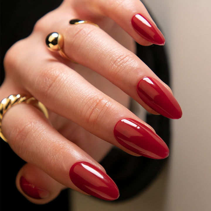 elegant Stiletto nails in high gloss finish Kalsten