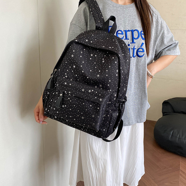 Girls' Star Patterned School Backpack Kalsten