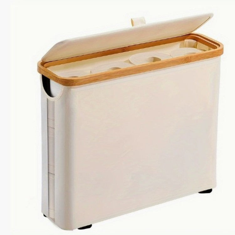 Multifunctional laundry storage box with bamboo lid Kalsten