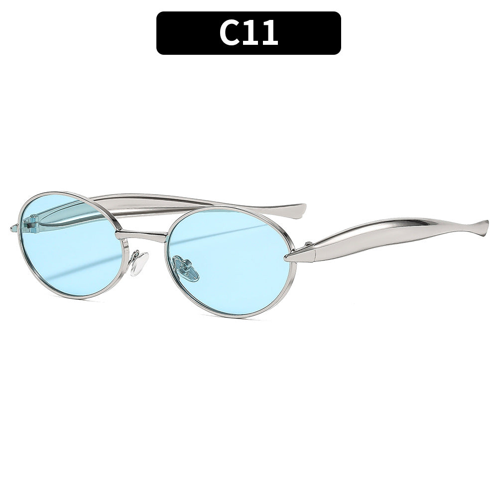 Elegant Oval Frame Eyewear