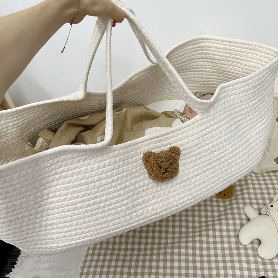 Organic Cotton Fitted Baby Changing Pad Cover with Elastic Skirt