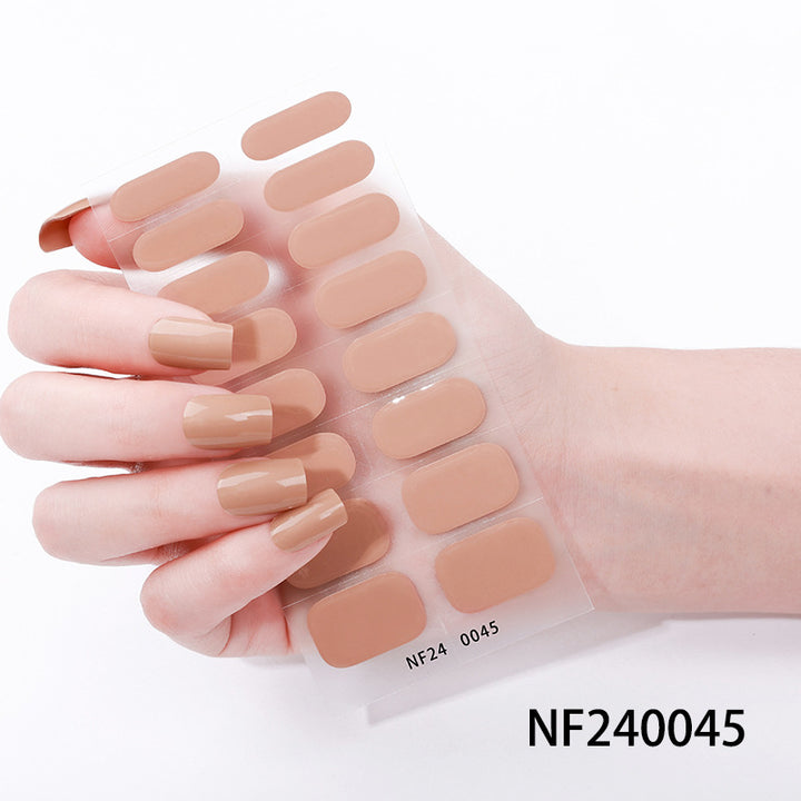 Glossy Finish Gel Nail Wraps